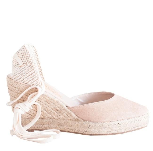 Alpargatas de cuña con tiras, de Mint & Rose