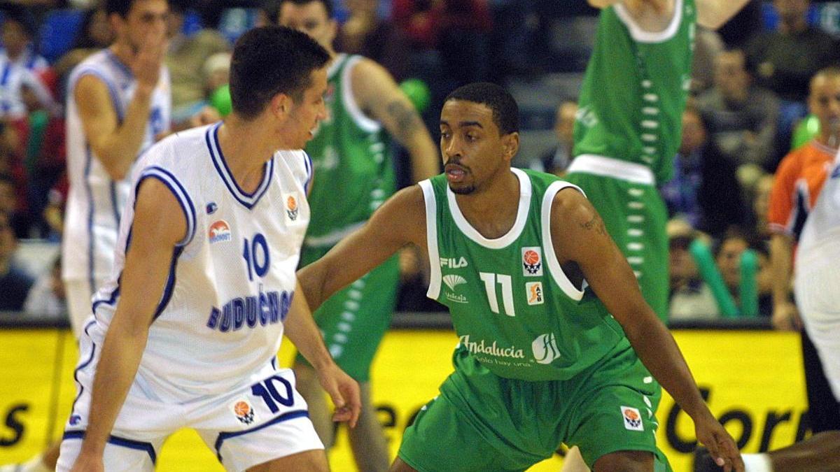 Bullock, en un partido contra el Buducnost la temporada 2002/2003.