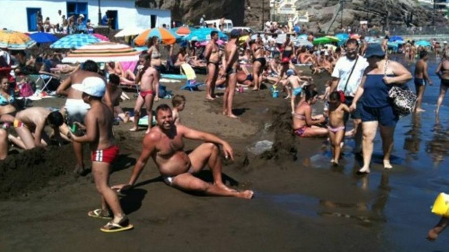 Día de playa en la capital grancanaria