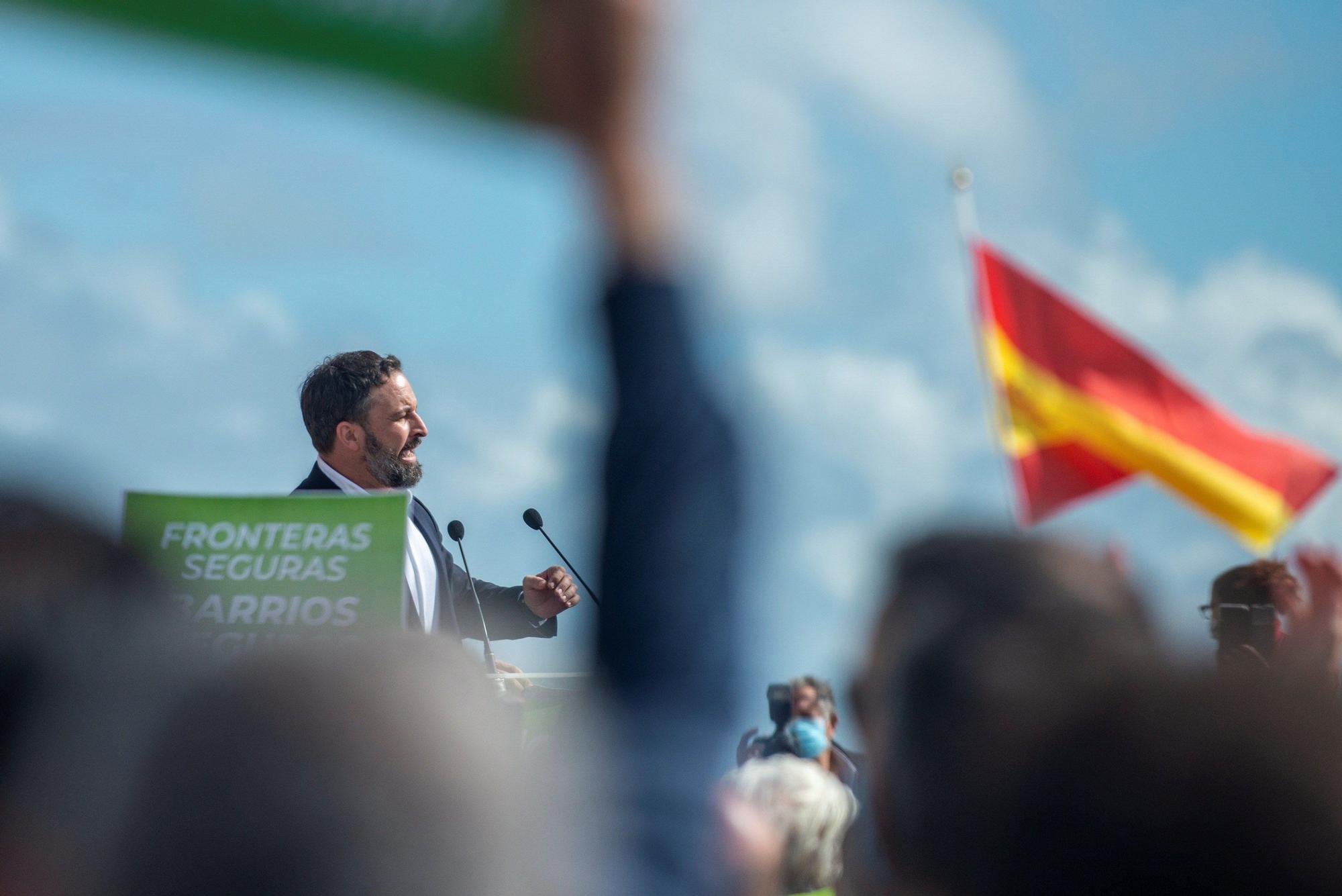 Visita de Santiago Abascal, presidente de Vox, a Arrecife.