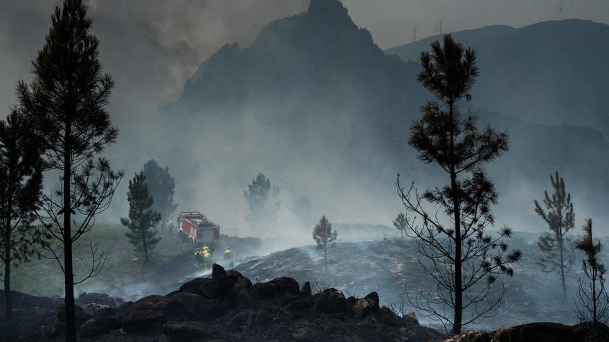 El mapa de la Galicia que arde: 35 parroquias en riesgo alto de incendio