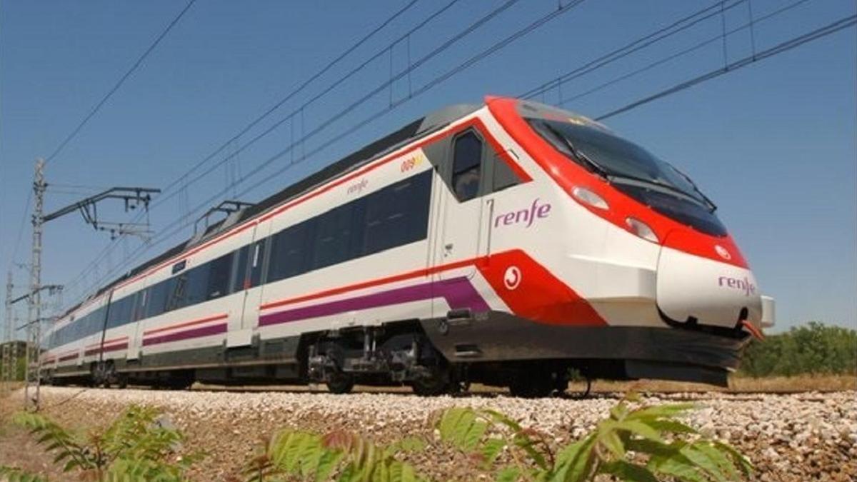 Tren de Cercanías Renfe, en una imagen de archivo.