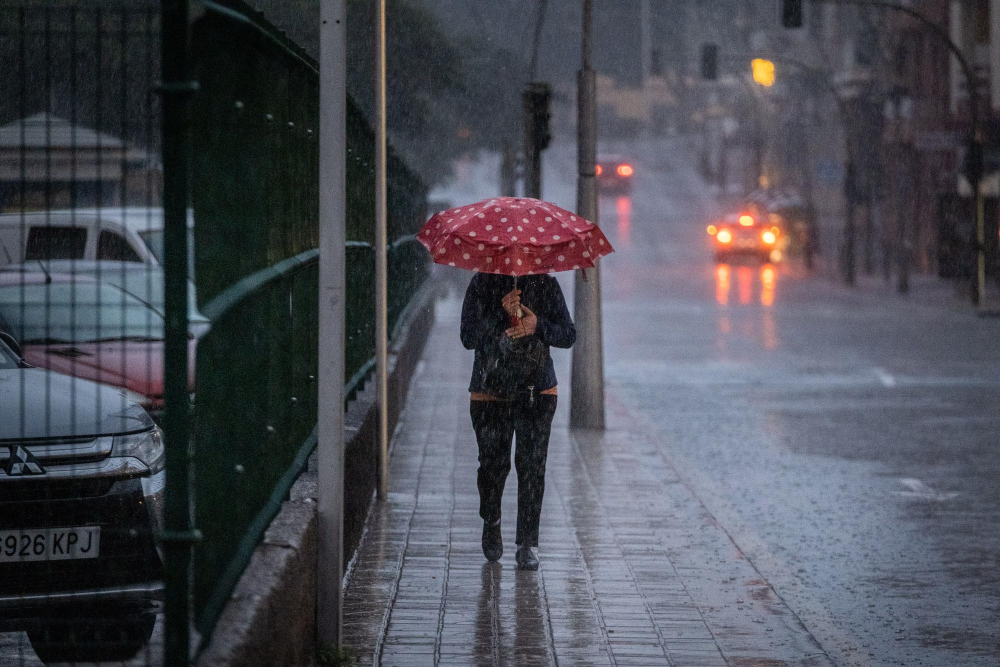 La tormenta deja lluvias en Tenerife