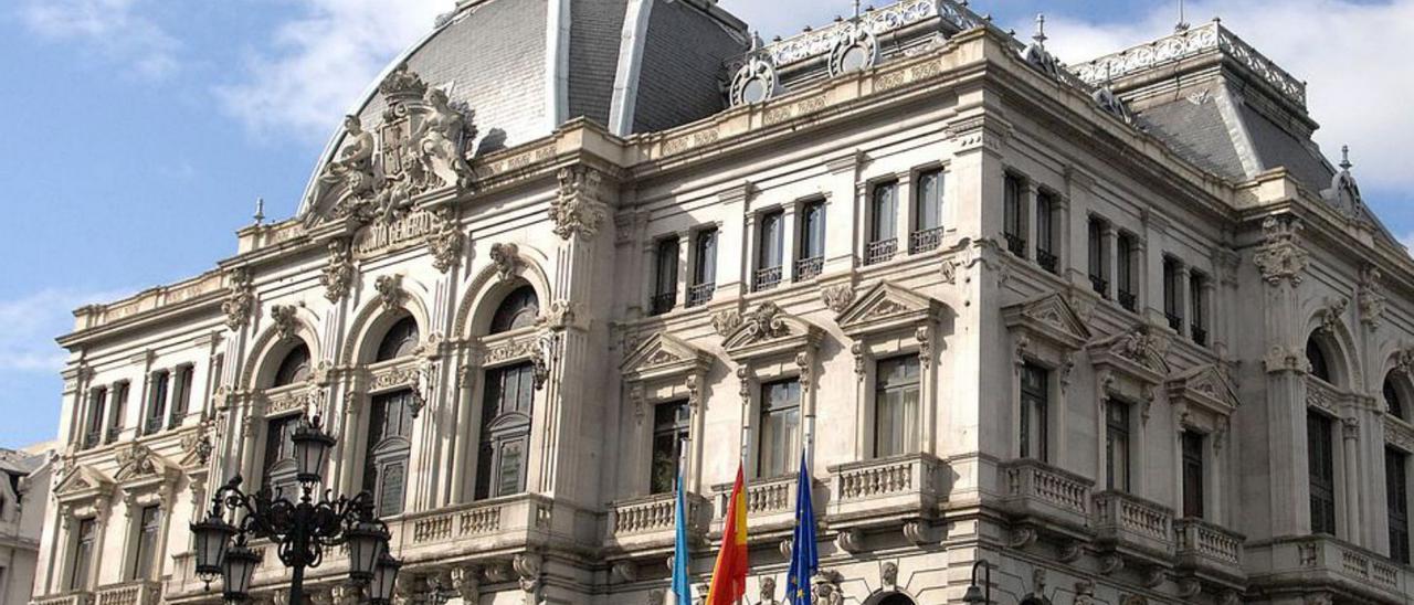 Edificio de la Junta General  del Principado, en Oviedo,  sede del Parlamento asturiano.