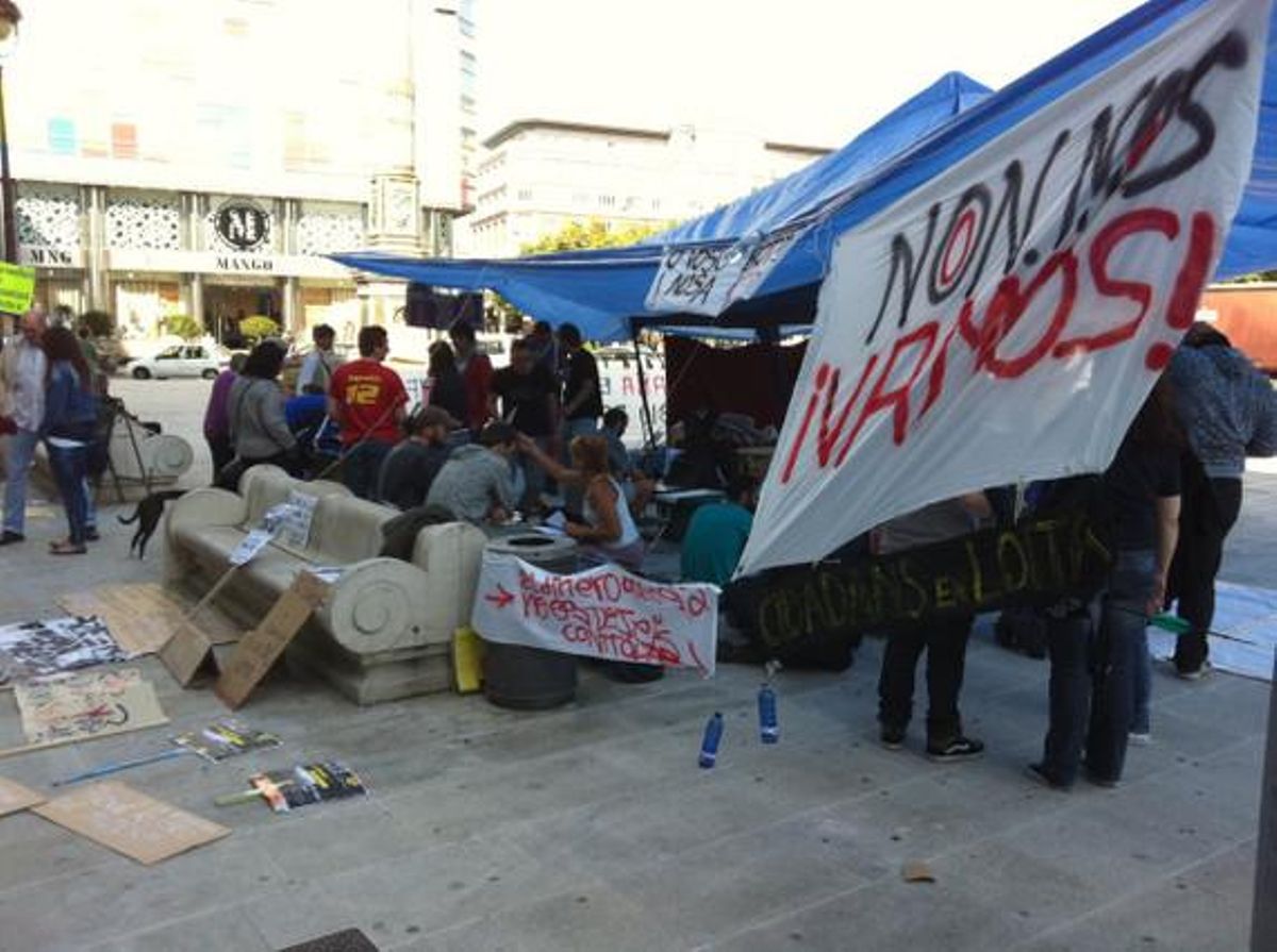 Acampats a Twitter