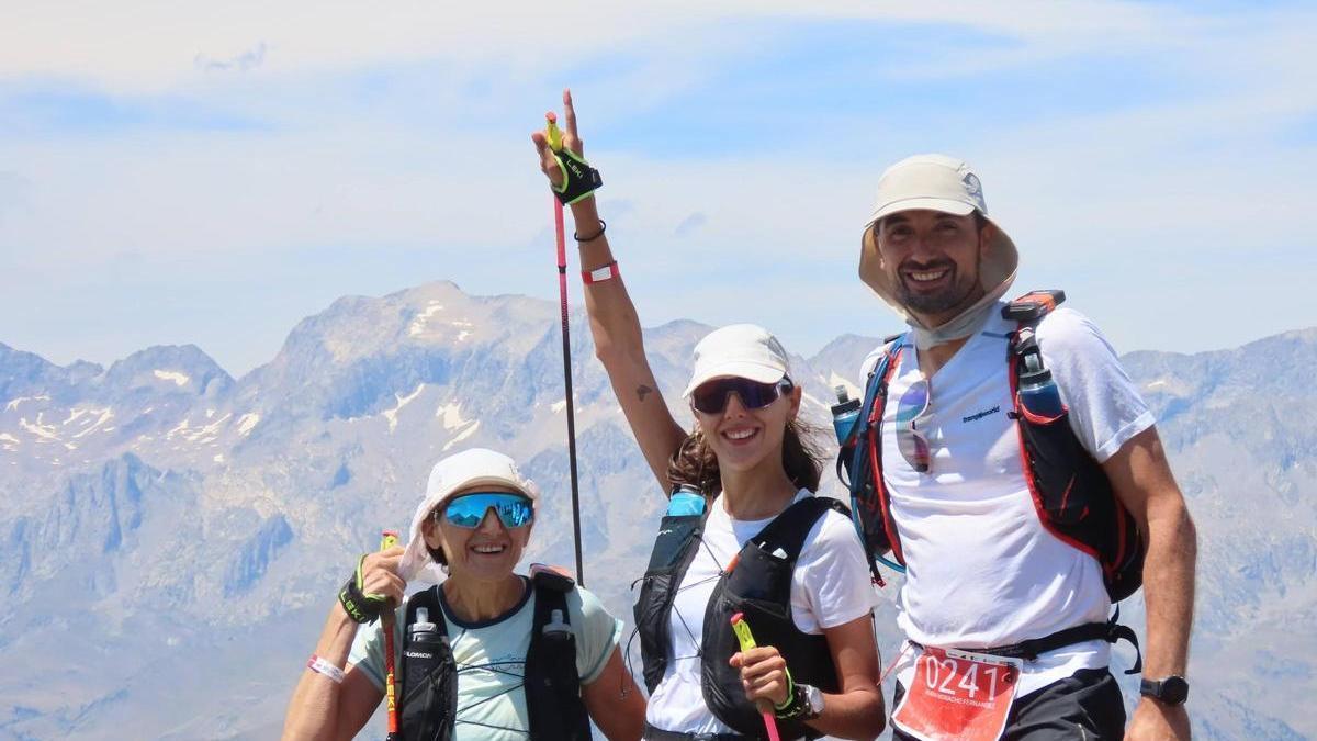 Juli, Paula y Rubén, felices.