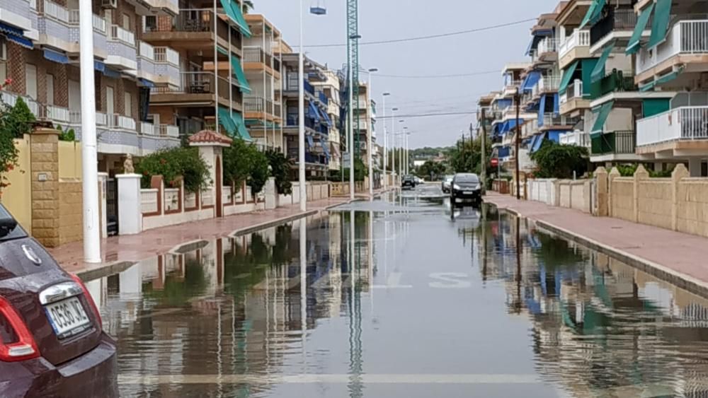 El paso de la gota fría por Santa Pola