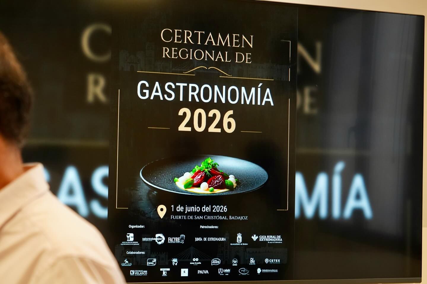 El cartel del certámen gastronómico.