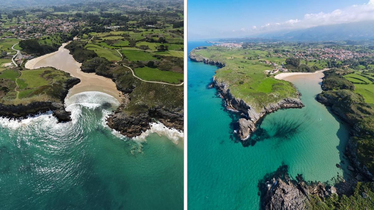 La playa de Poo, en Llanes