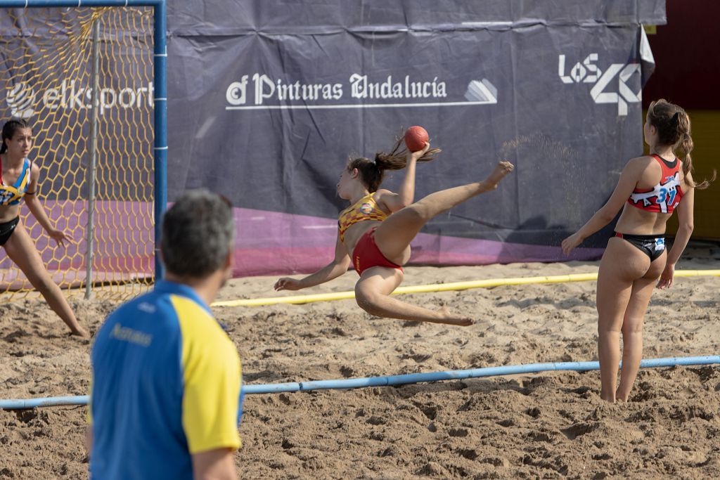 Campeonato de balonmano playa en La Manga