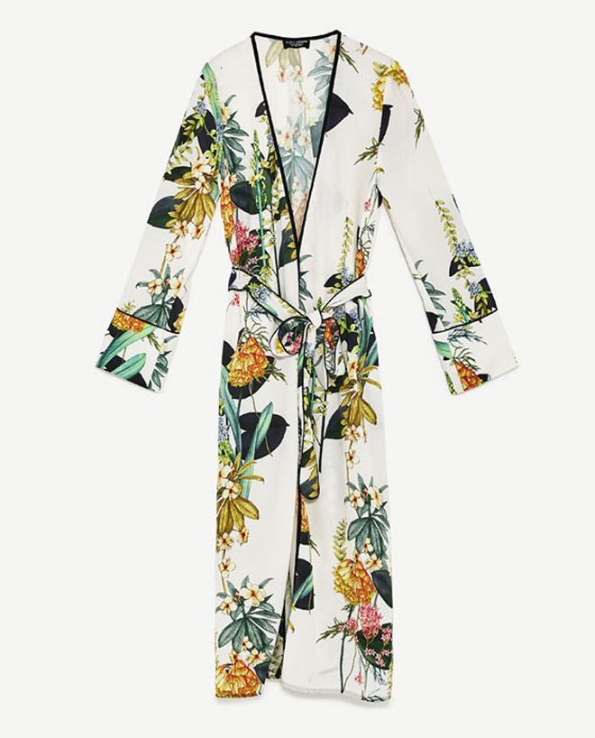 Kimonos largos: de Zara, 49,95 euros