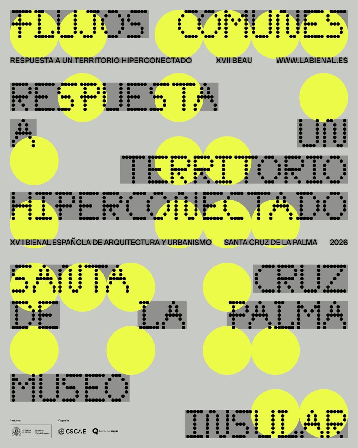 Anuncio del evento.