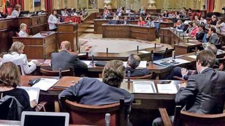 Imagen del pleno del Parlament el pasado martes.