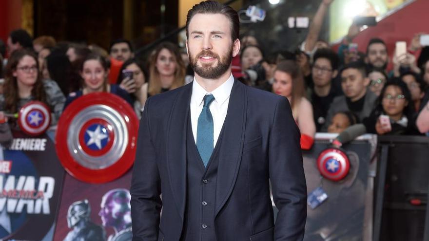 Chris Evans, en el estreno de &#039;Capitán América: Civil War&#039;.