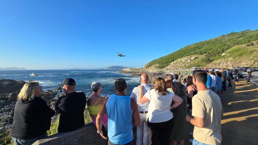 Aparece en el litoral de Baiona el cadáver bañista desparecido en la playa de Barra