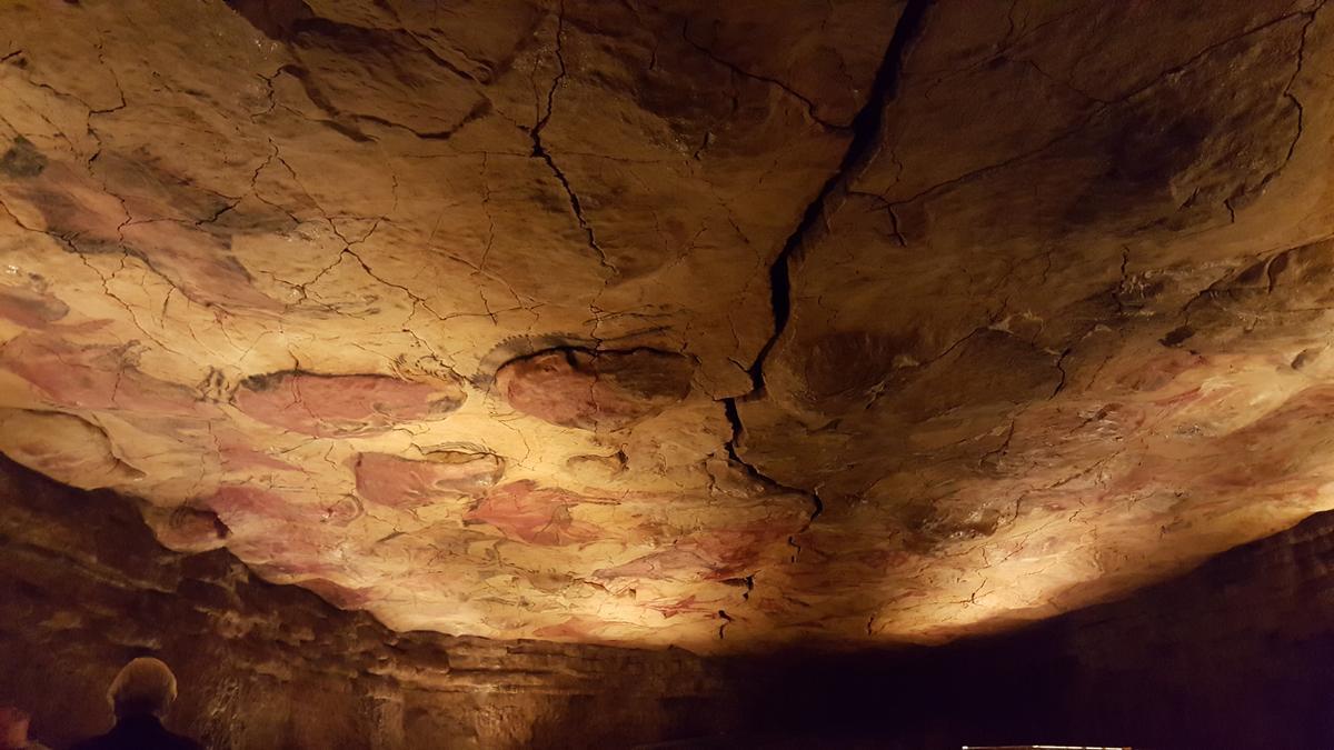 El techo de las Cuevas de Altamira