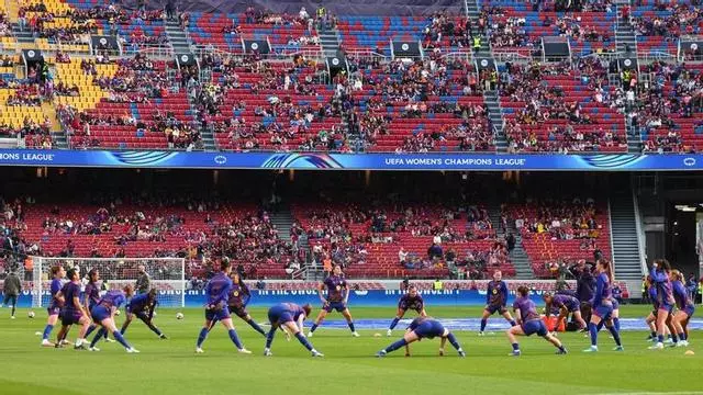 Así está el Spotify Camp Nou antes del Clásico femenino de Champions