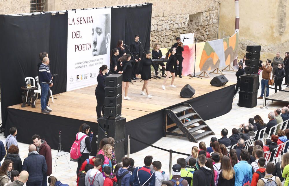 La Senda del Poeta empieza en Orihuela.