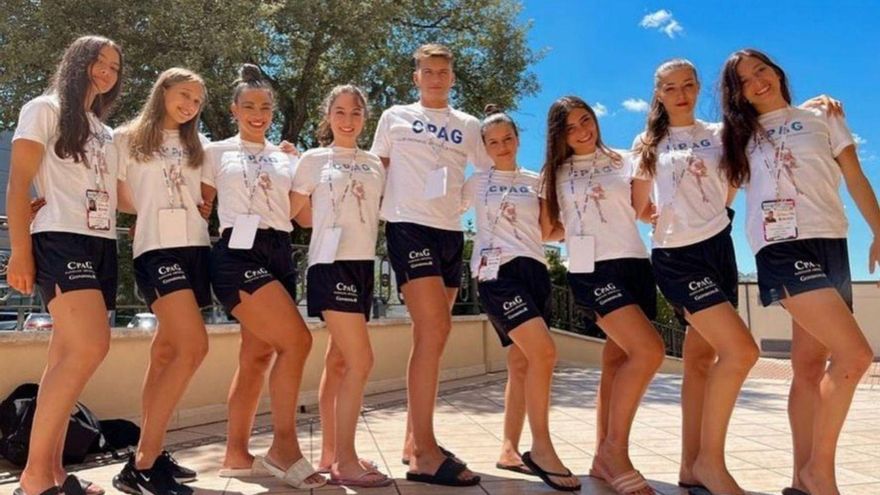 Infantís do CPA Gondomar no campionato celebrado en Redondela. | //FDV