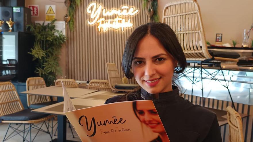 Ahlam Bahri, chef del restaurante Yumee, en el Port d'Alcúdia