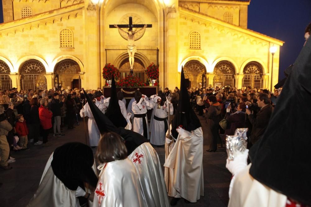 Procesión de Jueves Santo en Gijón