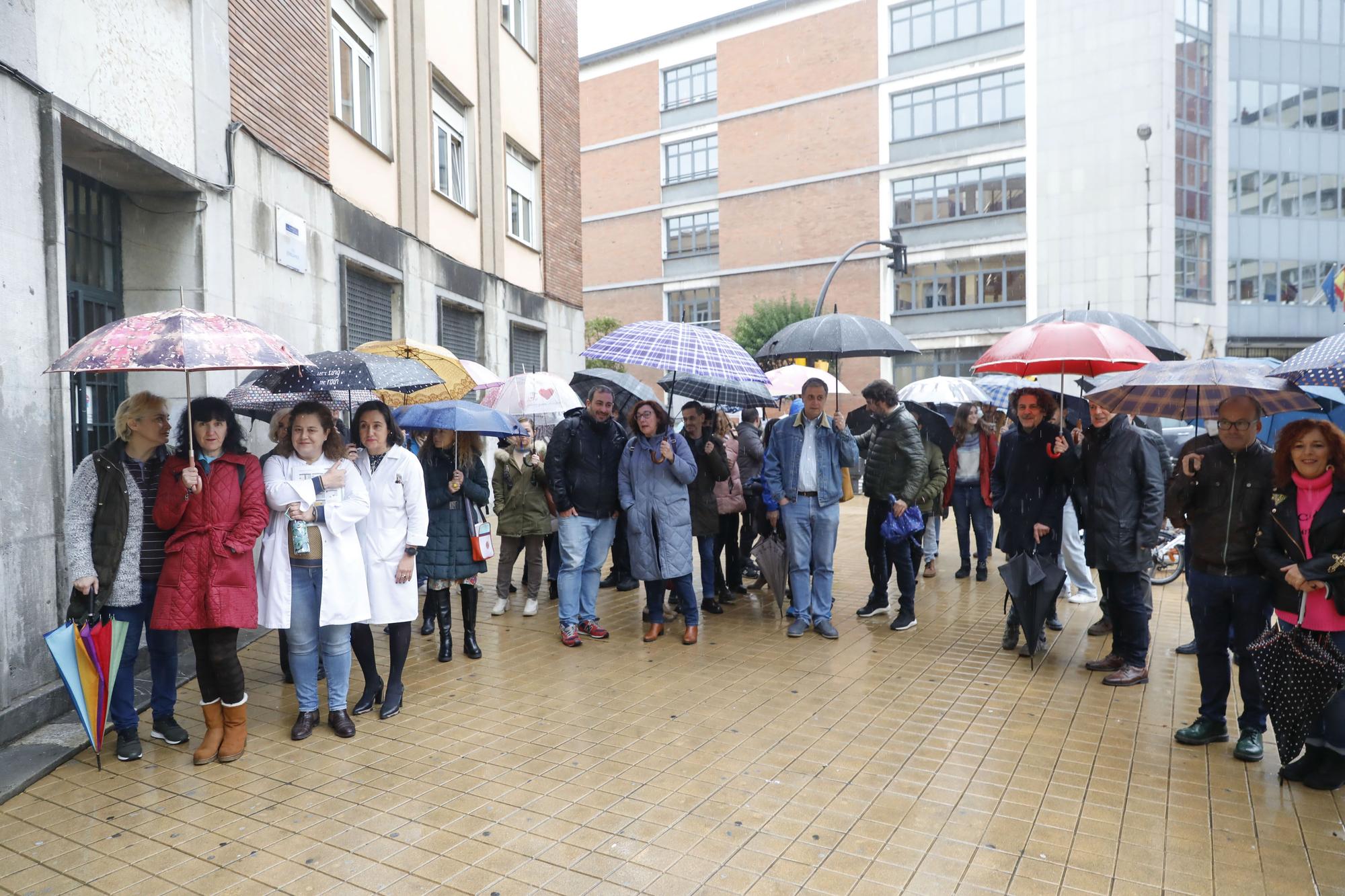 EN IMÁGENES: Decenas de profesores se manifiestan en Asturias contra la LOMLOE