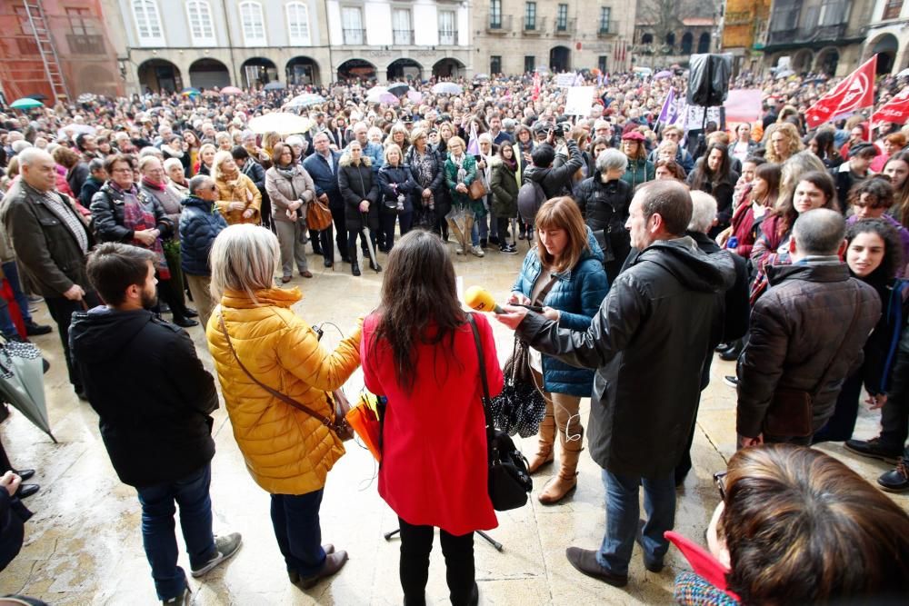 Concentración en Avilés.