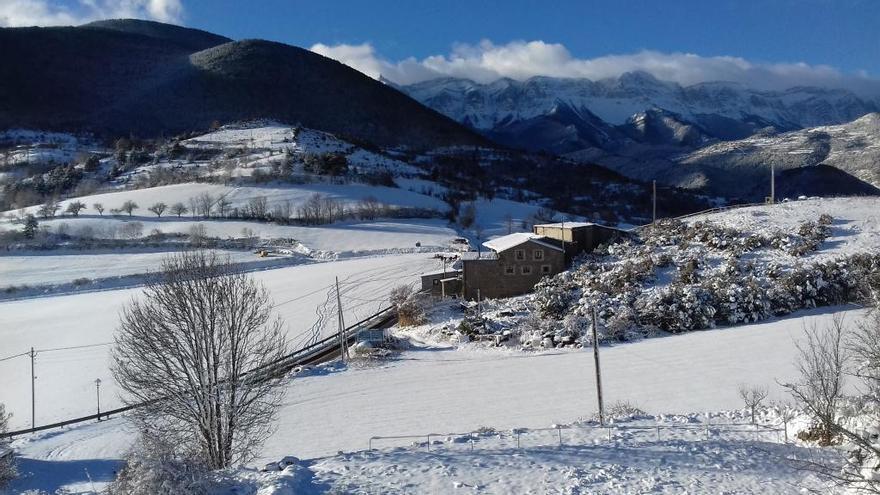 Nova nevada a cotes baixes a la Cerdanya