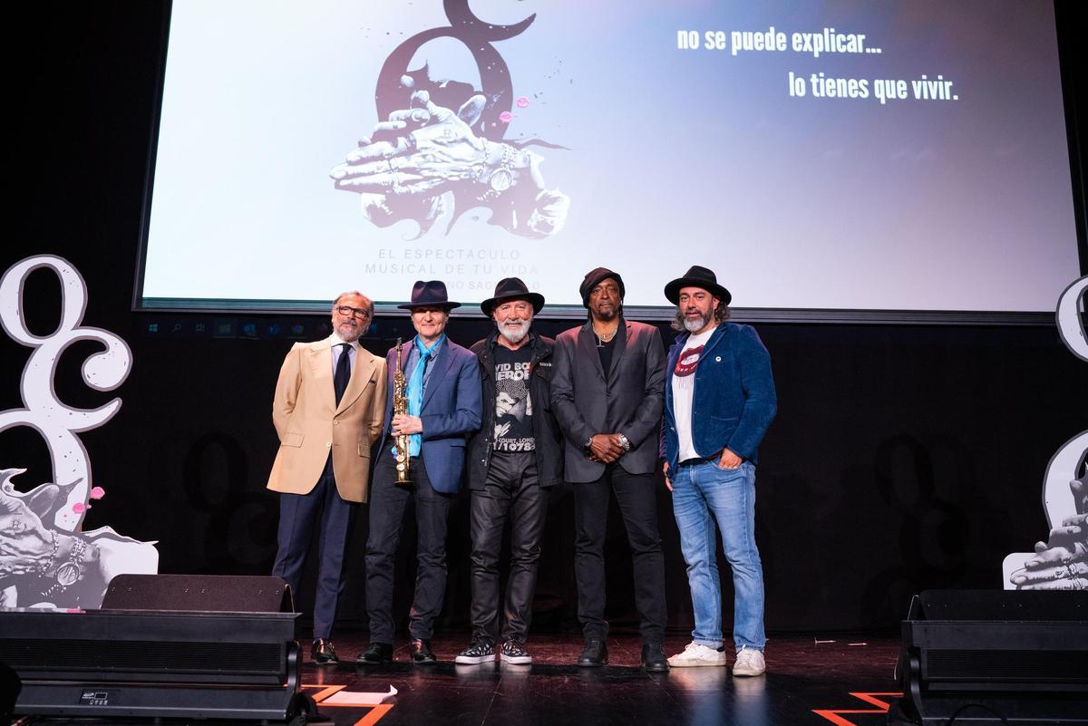 De izquierda a derecha, Antonio Carbonell, Tim Ries, Pino Sagliocco, Bernard Fowler y Rafa Zafra