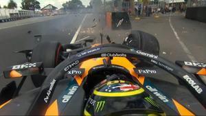 Piastri se ha estrrellado en su vuelta de instalación antes de la carrera