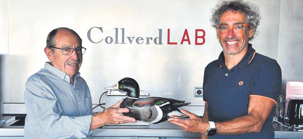 Gregori Solà (izquierda). el fundador de Collverd, junto a su hijo, Marc Solà, que hoy llevas las riendas del negocio.