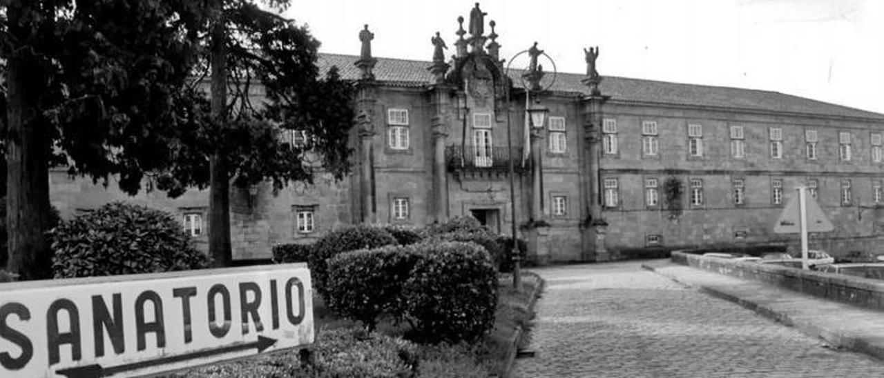 Fachada do Sanatorio de Conxo.