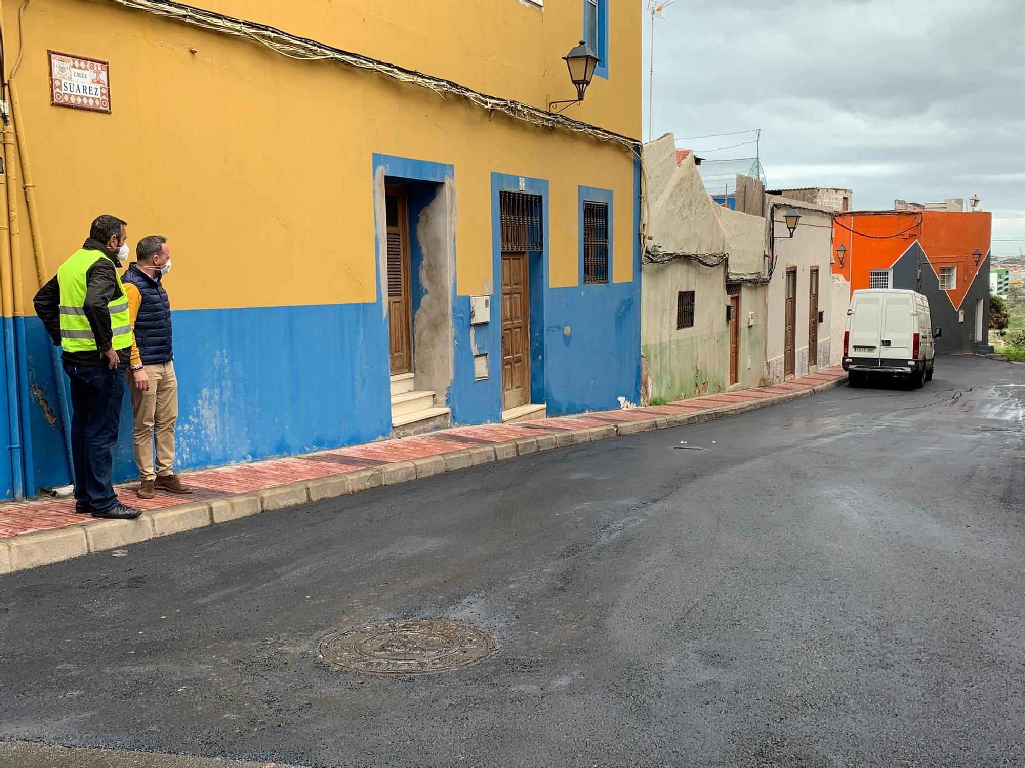 Comienza el reasfaltado de ocho calles de San Gregorio