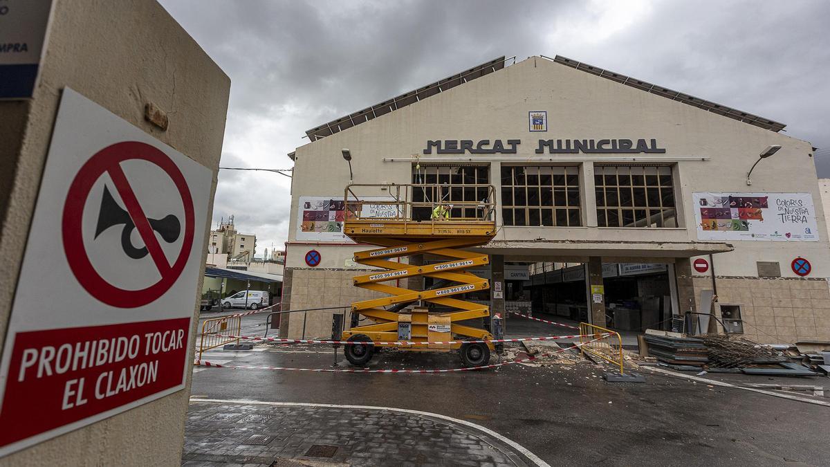 Comienzan las obras en el Mercado de Sant Joan