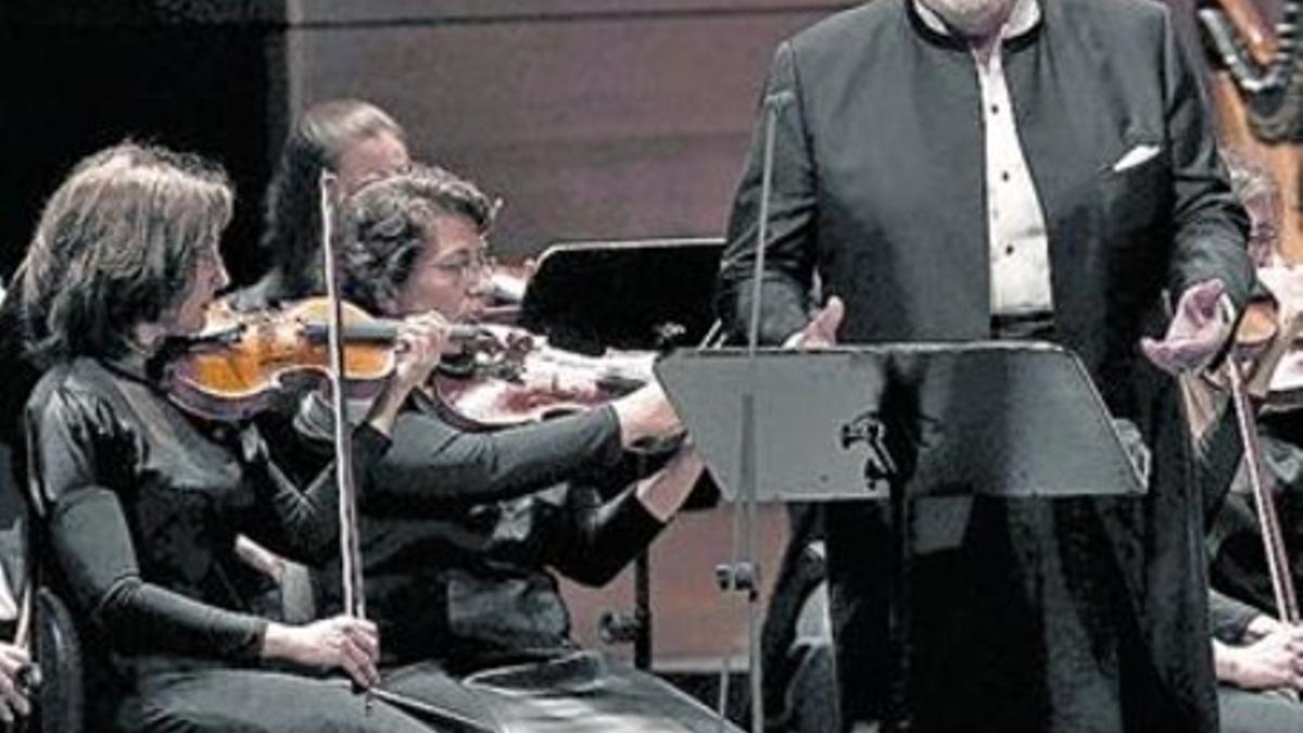 Plácido Domingo, el jueves por la noche en el Gran Teatre del Liceu.