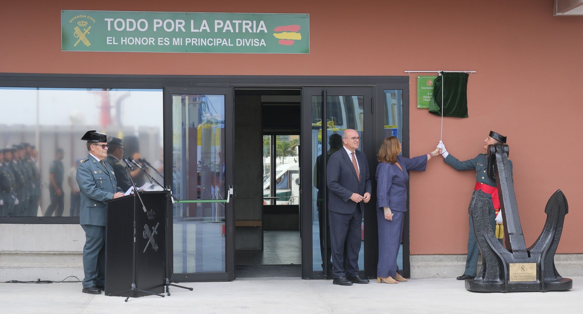 Inauguración de la Comisaría de la Guardia Civil en el Puerto de Las Palmas