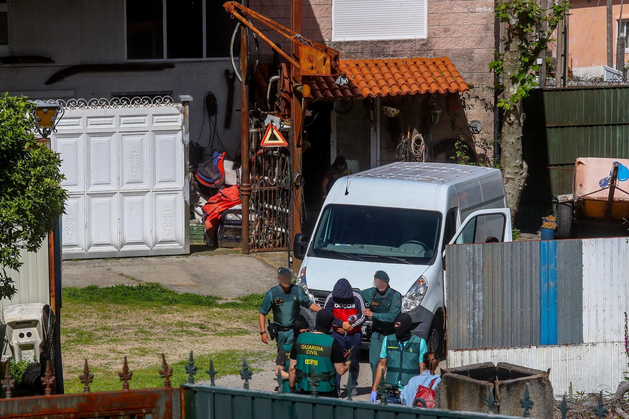 Vilagarcía, Ponteareas y Tui, escenarios de un nuevo golpe a la droga