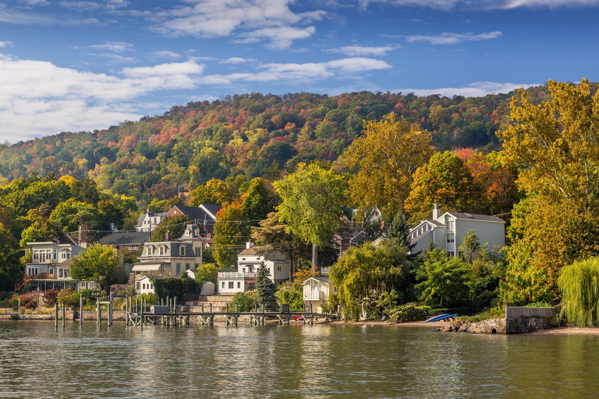 Los pueblos del entorno se encuentran a los pies del río Hudson, en Nueva York