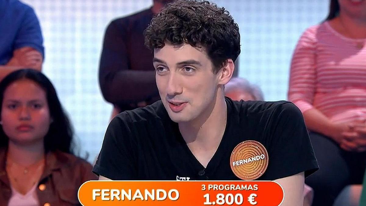 Fernando, concursante de ’Pasapalabra’.