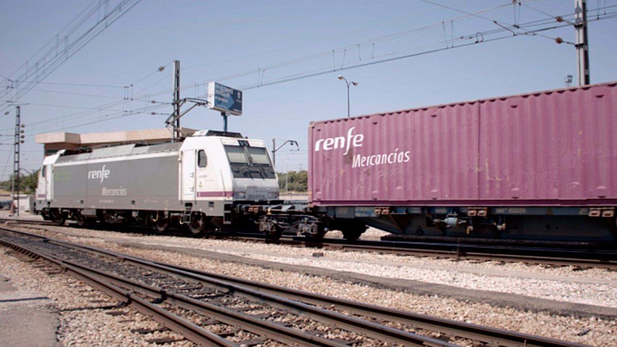 Trenes de mercancías en una imagen de archivo.