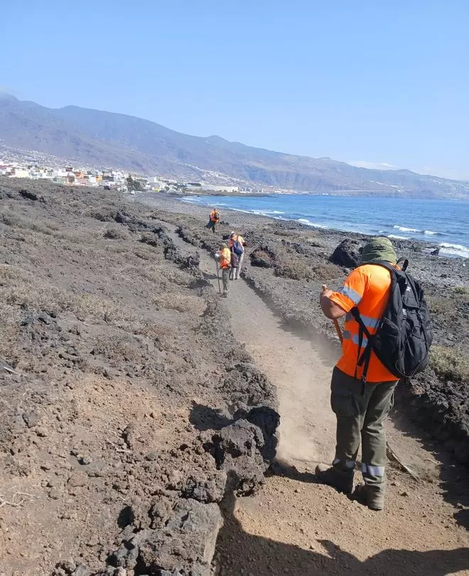 Puesta a punto de los senderos de Güímar para la Bajada de El Socorro