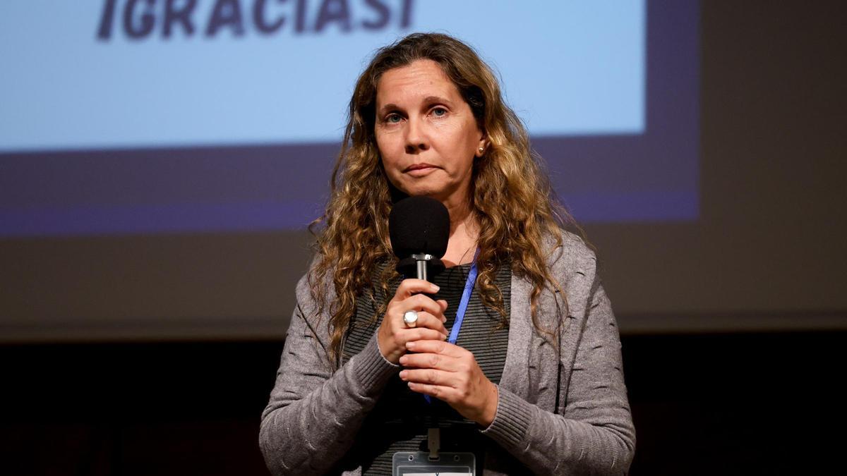 Marisina Marí, presidenta de la Fundación Conciencia Ibiza, en una imagen de archivo en un acto en el Club Diario de Ibiza.