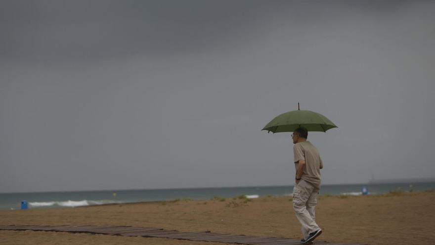 El tiempo en Valencia amenaza de nuevo lluvia y tormentas.