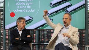 Humberto López y Manuel Valdés participan en la Mesa redonda sobre transporte público organizada por El Periódico.