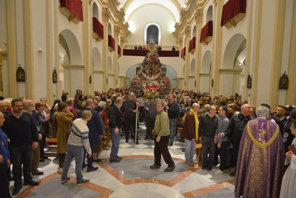 La Fuensanta llega a la Catedral