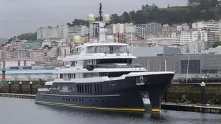 Así es el "Scout", el superyate de visita en Vigo del multimillonario James Berwind