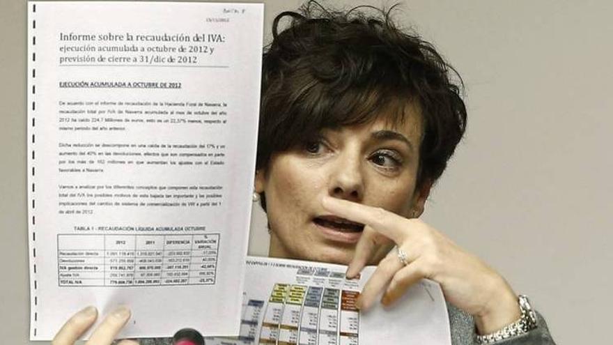 La exdirectora de Hacienda navarra insiste en las injerencias pero evita hablar de corrupción