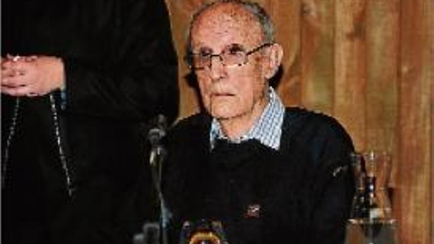 Mossèn Josep Maria Ballarín, en una imatge d&#039;arxiu