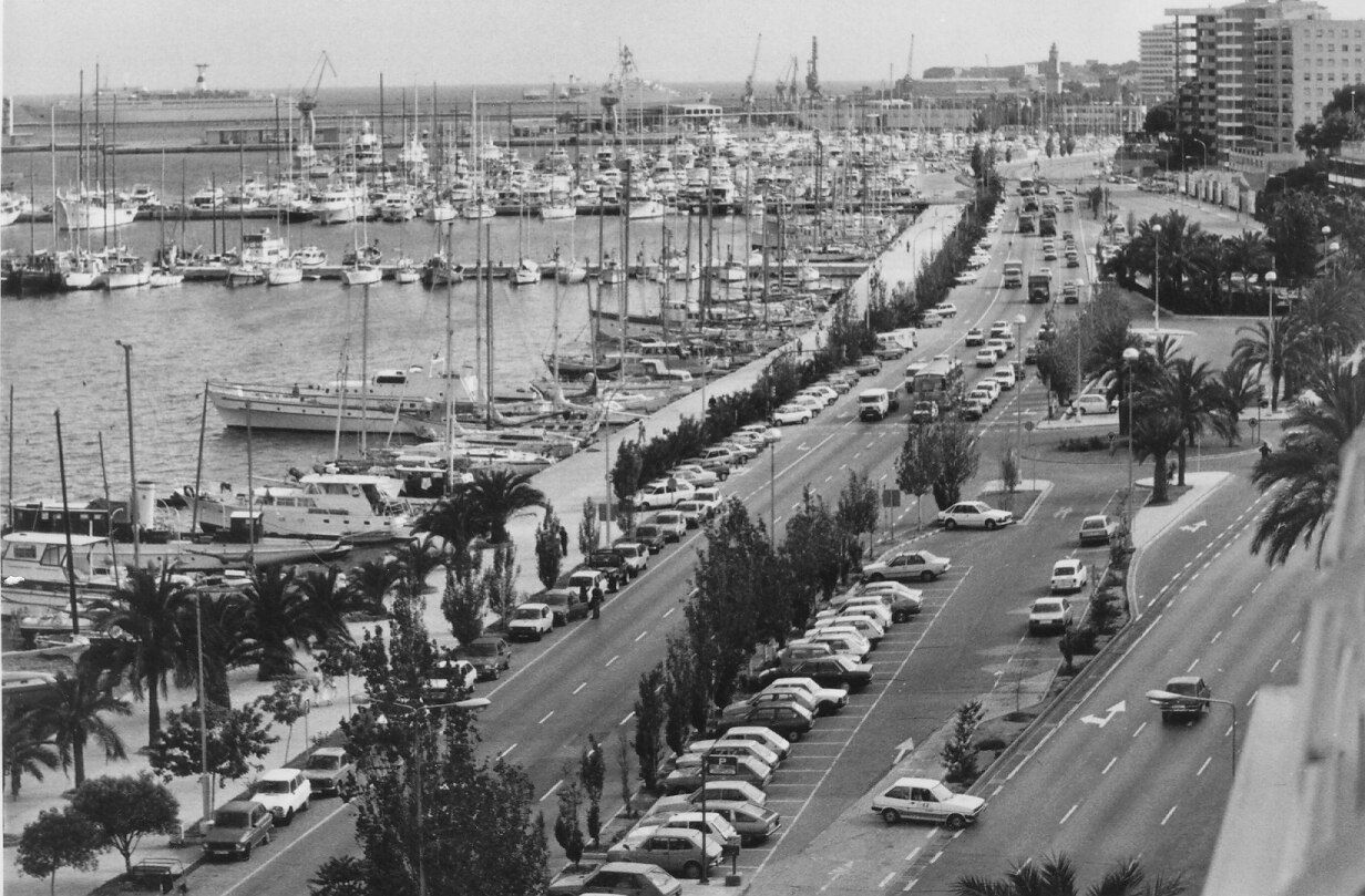 Wie sich Palmas Promenade "Paseo Marítimo" im Laufe der Zeit verändert hat