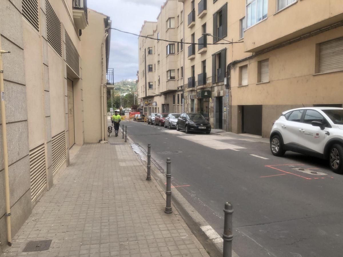 Camino Llano, cortado.